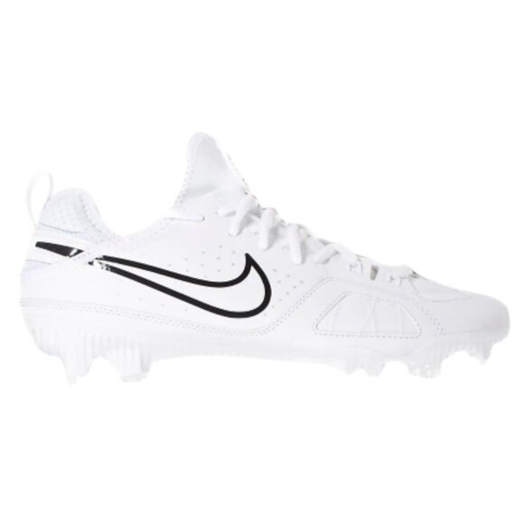 Nike Huarache 9 Varsity LAX Cleats FD0090-101‎ White Black Men's 9.5 NWT - Picture 1 of 12